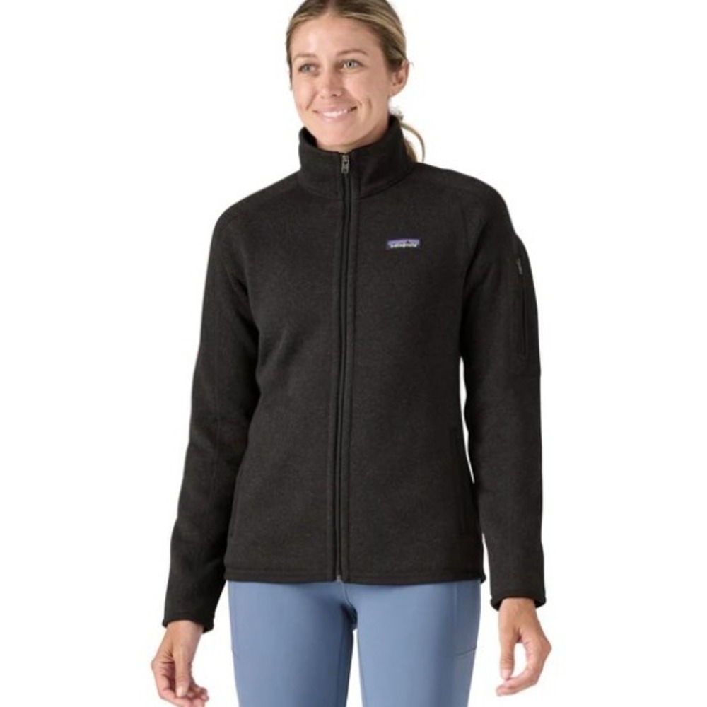 Patagonia Better Sweater Full Zip Jacket Womens Large Charcoal Grey Fleece 25538 - Picture 1 of 11